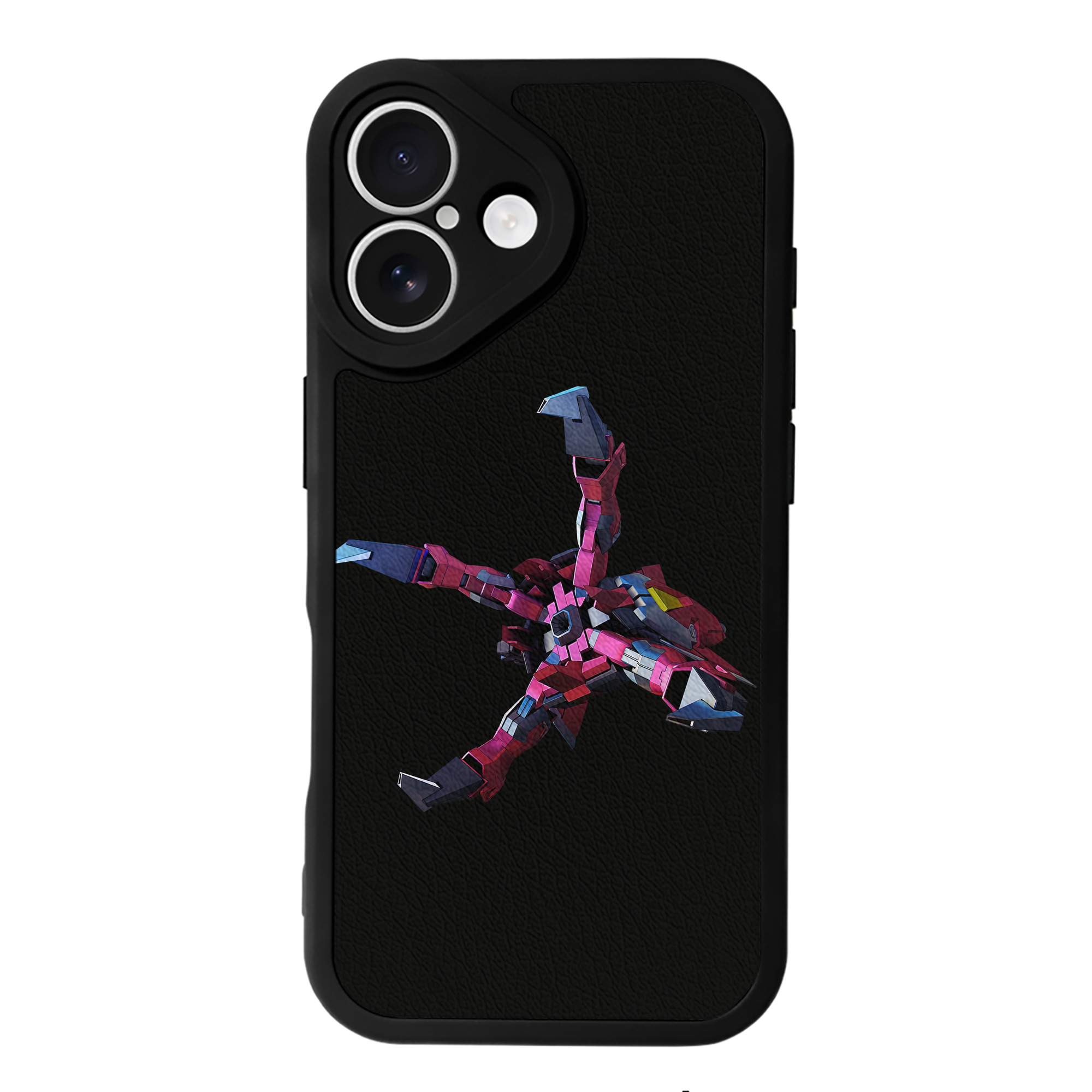 （画像用） 機動戦士ガンダム Mobile Suit Gundam 【iPhone 16シリーズ対応】シリコンスマホケース（レザー調） 材質：シリコン